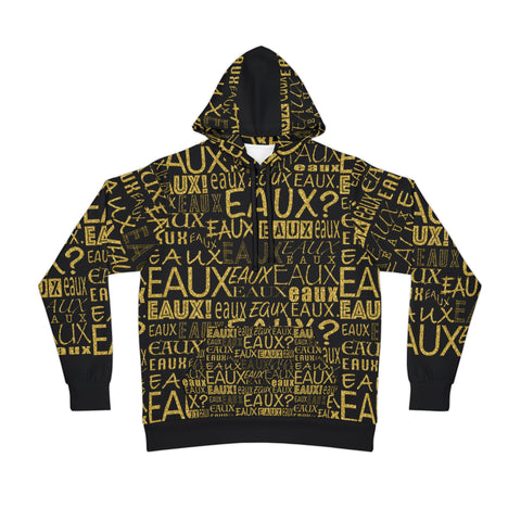 EAUX - GOLD AOP PULLOVER HOODIE