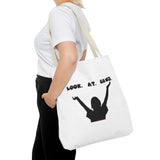LOOK AT GAWD WHITE TOTE BAG