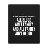 ALL BLOOD CANVAS ART