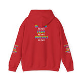 BLACK GAY PROUD AF UNISEX HOODIE