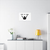 LOOK AT GAWD WHITE CANVAS ART
