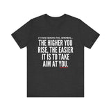 TAKE AIM UNISEX SHORT SLEEVE T-SHIRT