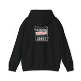REACH FOR SOMETHING - WHITE RED UNISEX HOODIE