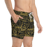EAUX - GOLD SWIM TRUNKS