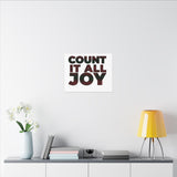 COUNT IT ALL JOY-RBG CANVAS ART