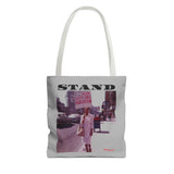 STAND - BLACK TOTE BAG