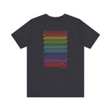 BIIIIIITCH RAINBOW UNISEX SHORT SLEEVE T SHIRTS