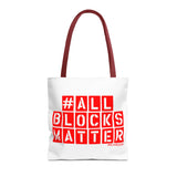#AllBlocksMatter Tote Bag - Empowering AOP Design for Activism