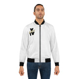 Stylish Men's Bomber Jacket - Trendy AOP Design