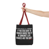 WHERE YOU FIT TOTE BAG