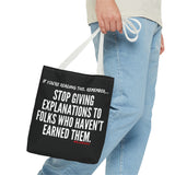 EXPLANATION TOTE BAG