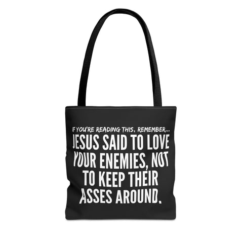 JESUS SAID TOTE BAG