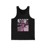 STAND - WHITE UNISEX TANK TOP