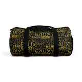 EAUX - GOLD DUFFEL BAG