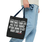 UPSIDE DOWN TOTE BAG