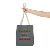 BLACK QUEER RAINBOW TOTE BAG