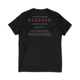 BLACK QUEER RBG UNISEX V-NECK T-SHIRTS