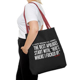 BEST APOLOGIES TOTE BAG