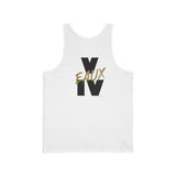 V EAUX IV- BLACK W/ GOLD EAUX UNISEK TANK TOP