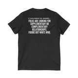 FIGURE OUT UNISEX V-NECK T-SHIRT