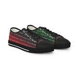 Empowering Men's Low Top Sneakers – Celebrate Black Culture