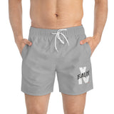 V EAUX IV - WHITE W/ BLACK EAUX SWIM TRUNK