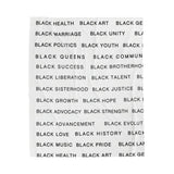 BLACK MAGIC - BLACK LETTERS PLUSH BLANKET