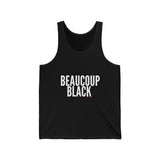 BEAUCOUP BLACK - WHITE UNISEX TANK TOP
