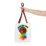 BLACK GAY PROUD FIST TOTE BAG