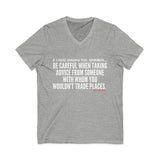 TRADING PLACES UNISEX V-NECK T-SHIRT