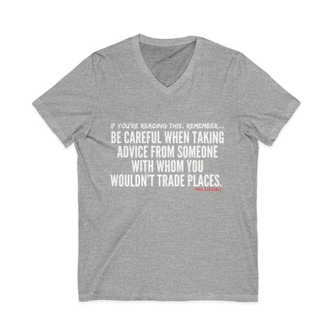 TRADING PLACES UNISEX V-NECK T-SHIRT