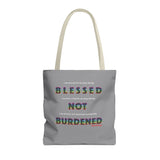 BLACK WOMAN RAINBOW TOTE BAG