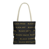 BLACK MAGIC - GOLD LETTERS TOTE BAG