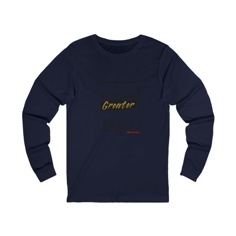 REACH FOR SOMETHING BLACK GOLD UNISEX LONGSLEEVE T-SHIRTS