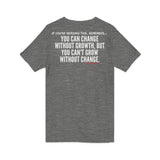 GROWTH AND CHANGE UNISEX V-NECK T-SHIRTS