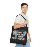 TRADING PLACES TOTE BAG