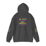 BLACK GAY PROUD UNISEX HOODIE