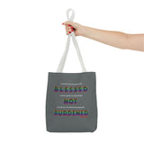 BLACK QUEER RAINBOW TOTE BAG