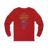 MEANING OF PRIDE UNISEX LONGSLEEVE T-SHIRTS