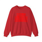 ALLBLOCKSMATTER_Red UNISEX SWEATSHIRT