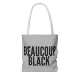 BEAUCOUP BLACK - BLACK UNISEX TOTE BAG