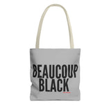 BEAUCOUP BLACK - BLACK UNISEX TOTE BAG