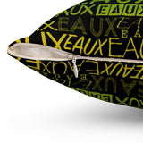 EAUX - MARDI GRAS THROW PILLOW
