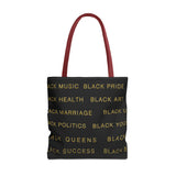 BLACK MAGIC - BLACK GOLD TOTE BAG