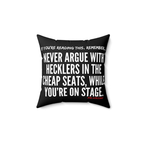 HECKLERS THROW PILLOW