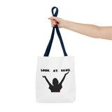 LOOK AT GAWD WHITE TOTE BAG
