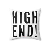 HIGH END BLACK THROW PILLOW
