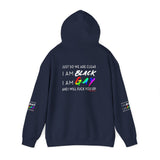 BLACK GAY FUP WHITE UNISEX HOODIE