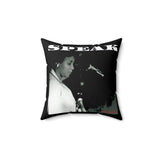 SPEAK - WHITE THROW PILLOW