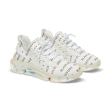 BLACK MAGIC - GOLD LETTERS MESH SNEAKERS